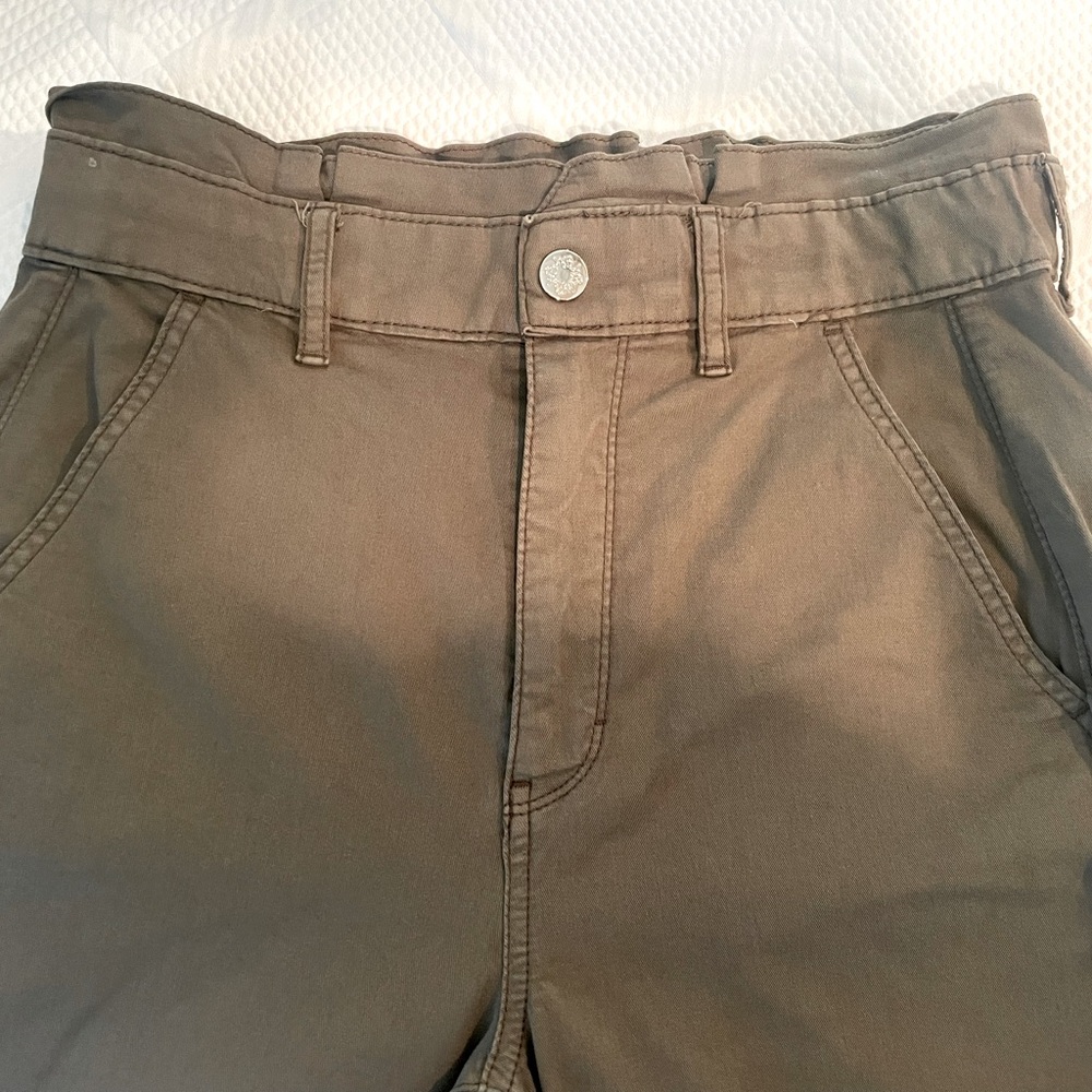 Extra high rise slim ankle cargo jogger
